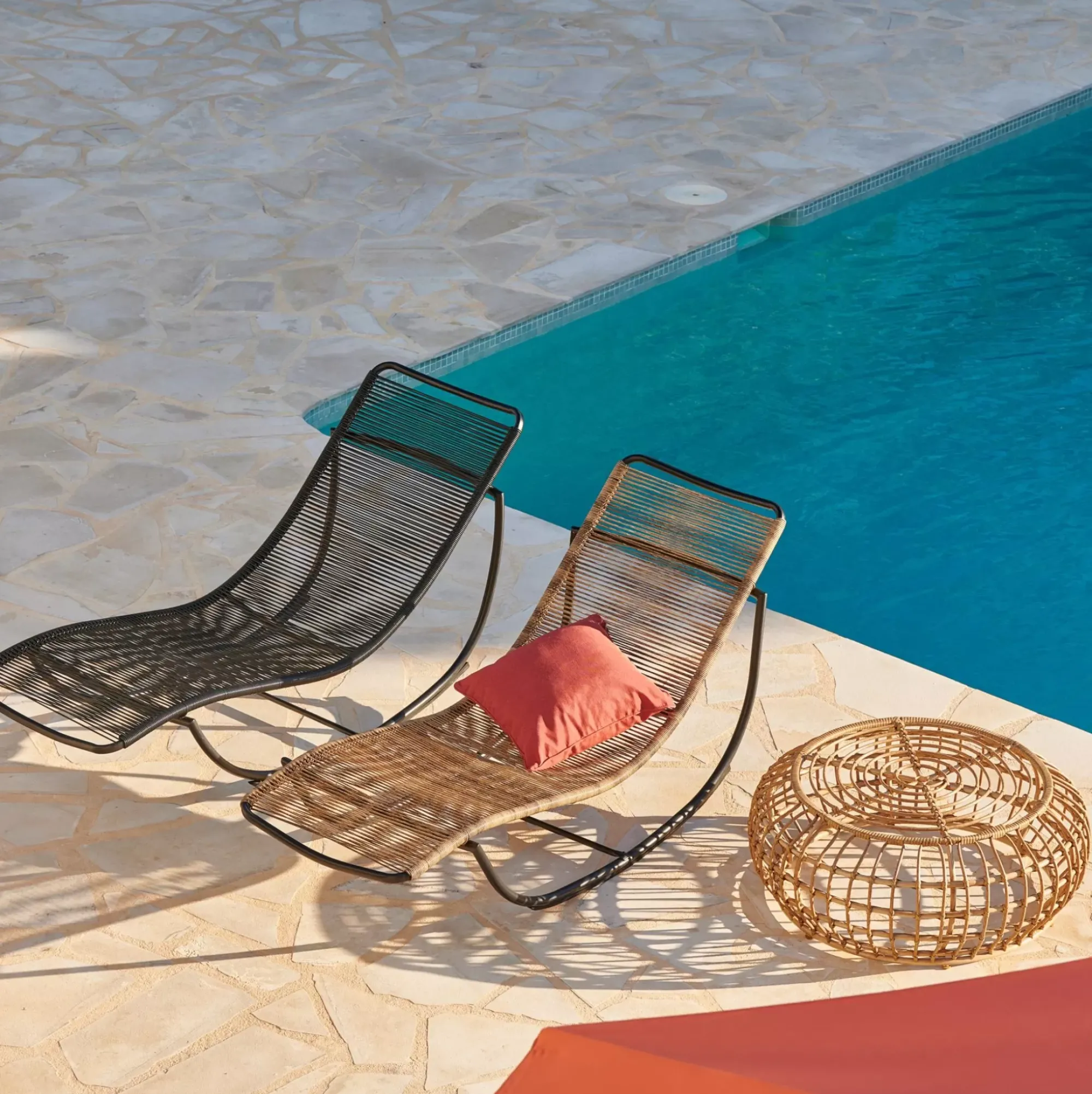 CASA Acapulco Mecedora Negro Fashion