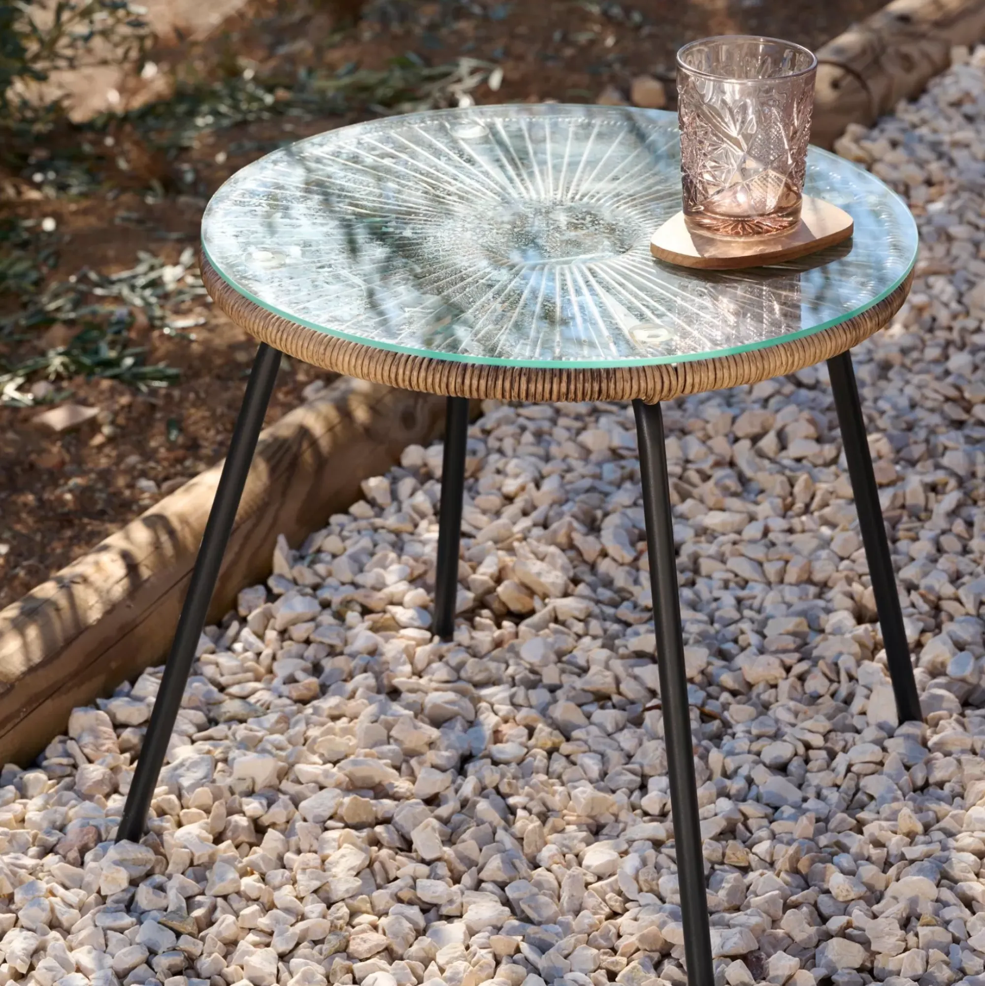 CASA Acapulco Mesa Lounge Natural Cheap