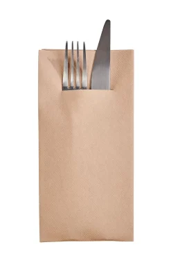 CASA Airlaid Servill./Cubiert. Juego De 12 Marron Discount