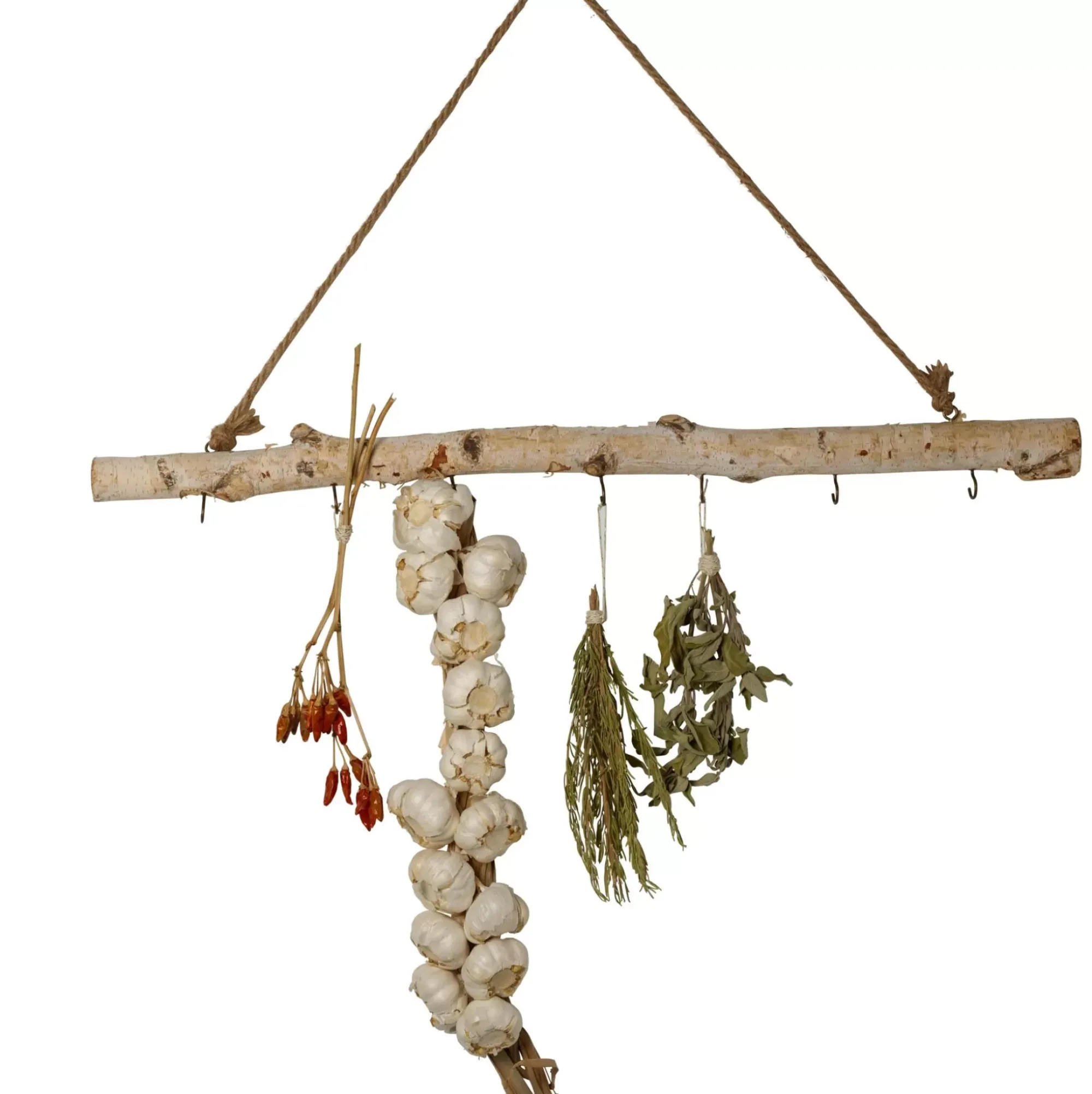 CASA Birch Rama Con 7 Ganchos Natural Cheap