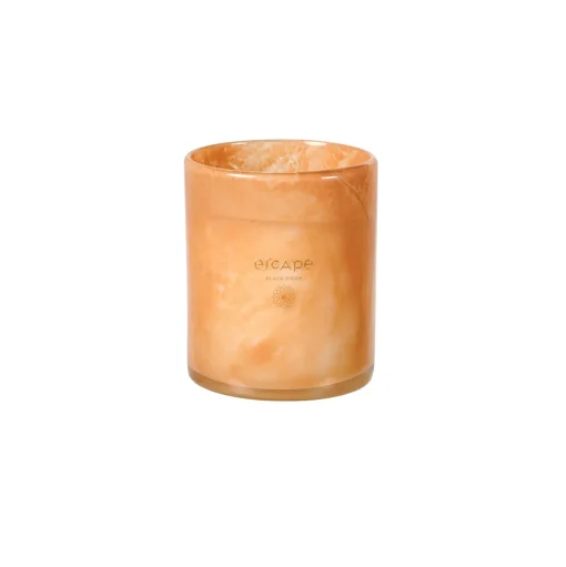 CASA Escape Black Oudh Vela Perfumada En Vaso Blanco, Color Rosa Viejo Outlet