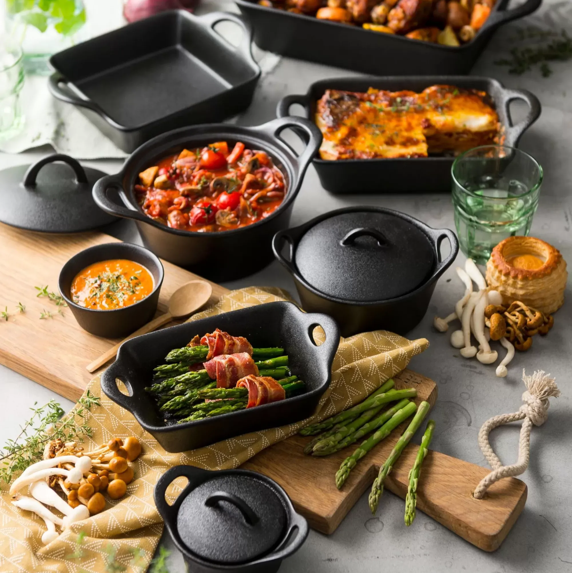 CASA Fero Fuente Para Horno Negro Cheap