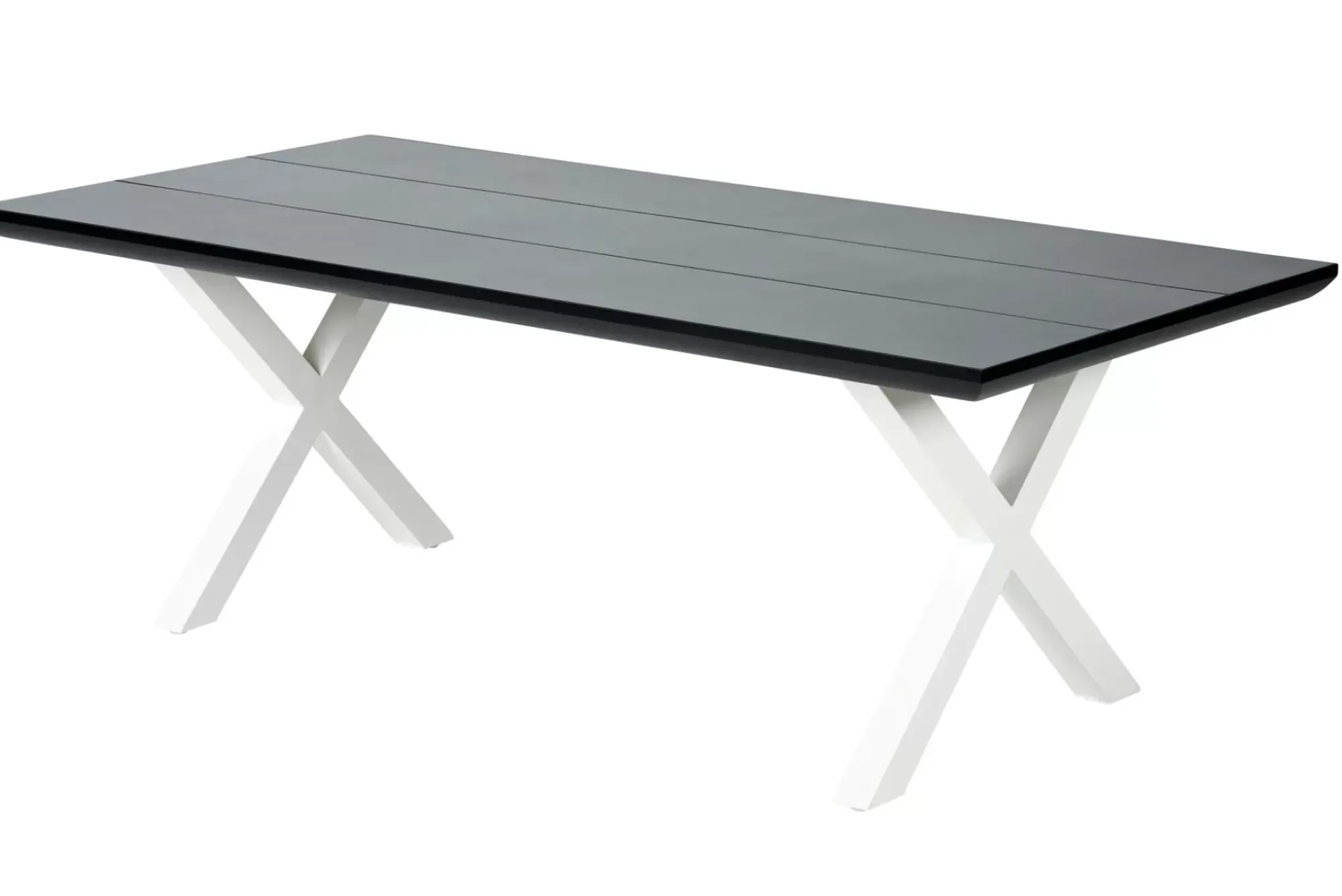 CASA Formax Mesa De Jardín Con Patas En X Negro/Blanco Best Sale