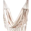 CASA Macrame Hamaca Blanco Blanco Apagado Best Sale
