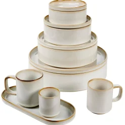 CASA Mineral Marble Taza Con Asa Blanco New