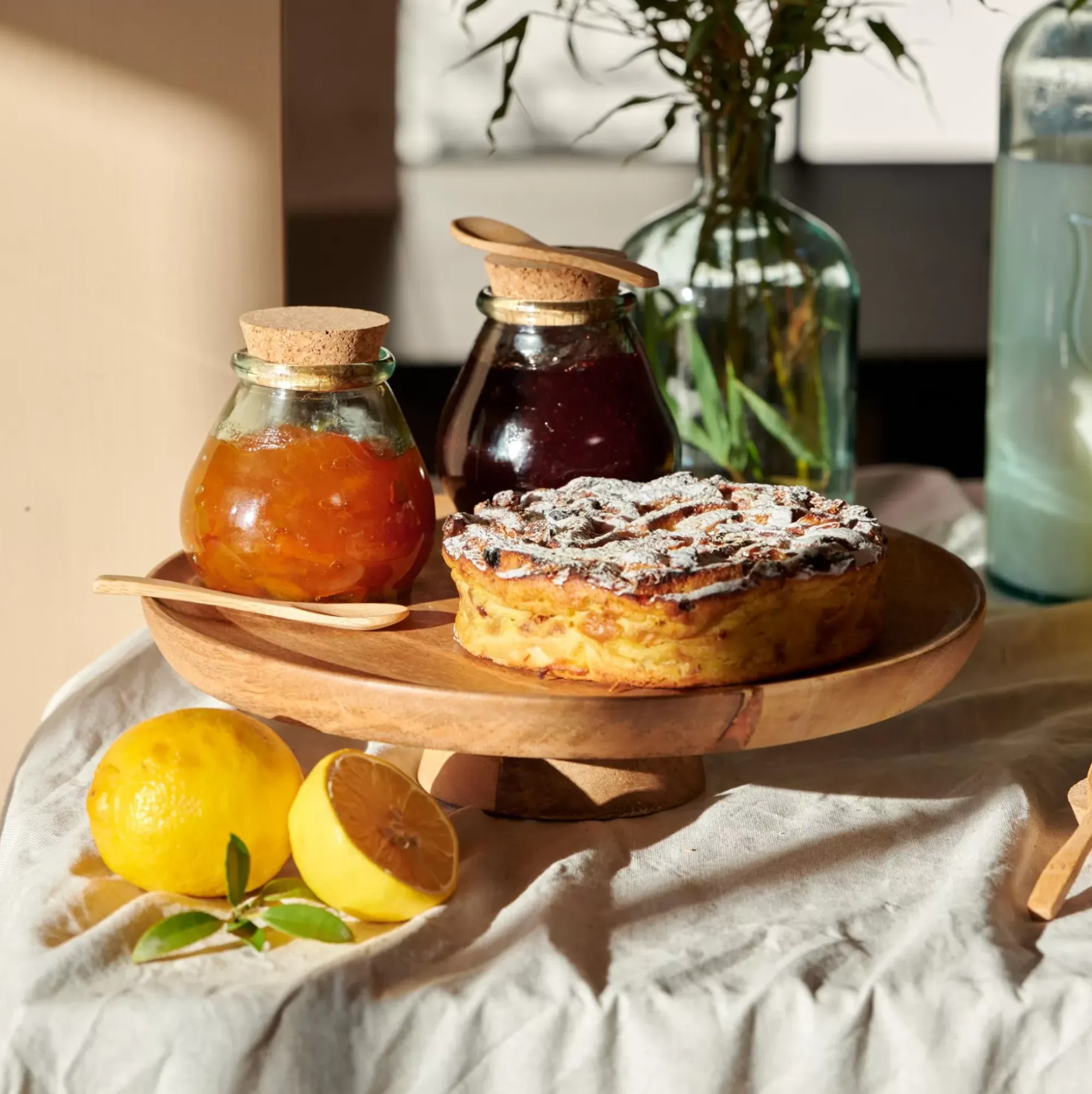 CASA Pure Luxury Soporte Para Pastel Natural Hot