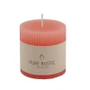 CASA Rustic Vela Estriada Naranja Best Sale