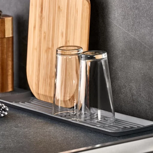 CASA Sink Tapete Para Escurrir Gris Best