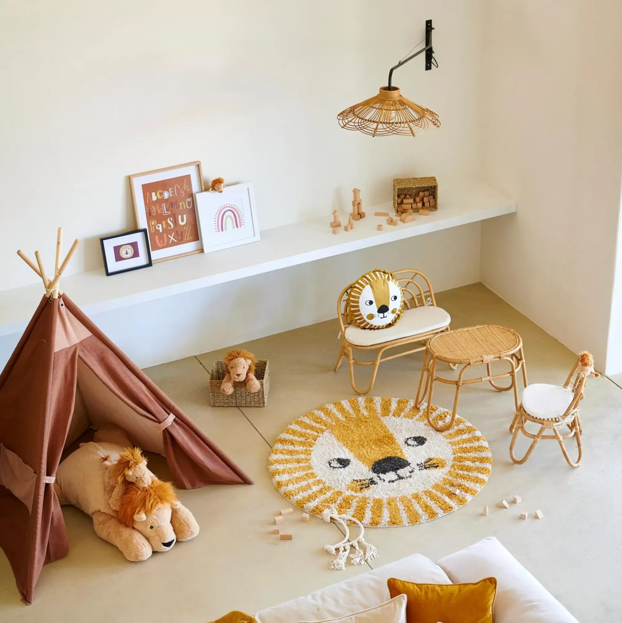 CASA Zali Lampara Para Colgar Natural Cheap