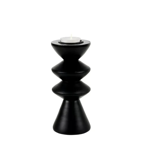 CASA Zigzag Soporte Para Vela Pequena Negro Online